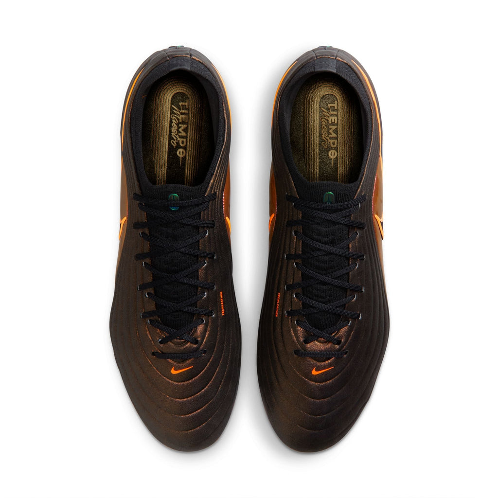 Nike Tiempo Maestro Elite LV8 FG Firm Ground Soccer Cleats-  Black/Laser Orange/Hyper Crimson