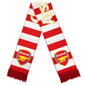 Arsenal FC Fan Scarf Red White Striped Tassel