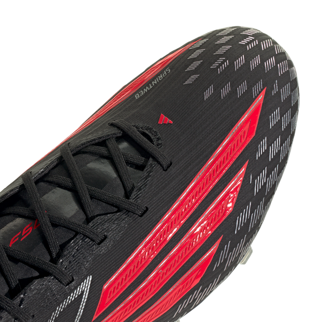 adidas F50 Elite FG Firm Ground Soccer Cleats- Core Black / Lucid Red / Core Black